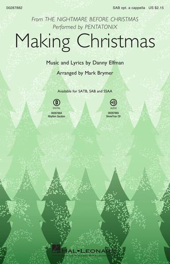 Making Christmas (from The Nightmare Before Christmas) (arr. Mark Brymer) Sheet Music Preview