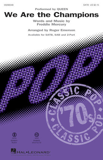 We Are The Champions (arr. Roger Emerson) Sheet Music Preview
