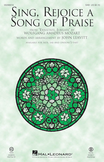 Sing, Rejoice A Song Of Praise (arr. John Leavitt) Sheet Music Preview