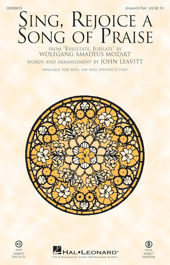Sing, Rejoice A Song Of Praise (arr. John Leavitt) Sheet Music Preview