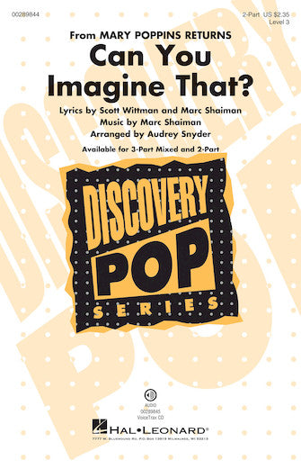 Can You Imagine That? (from Mary Poppins Returns) (arr. Audrey Snyder) Sheet Music Preview