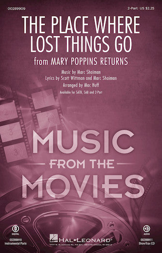 The Place Where Lost Things Go (from Mary Poppins Returns) (arr. Mac Huff) Sheet Music Preview