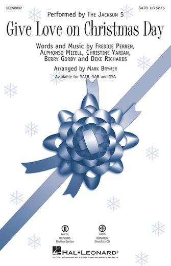 Give Love On Christmas Day (arr. Mark Brymer) Sheet Music Preview