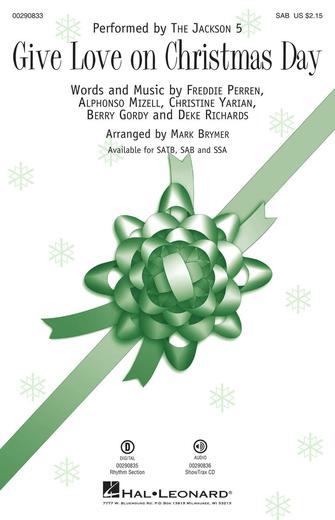 Give Love On Christmas Day (arr. Mark Brymer) Sheet Music Preview