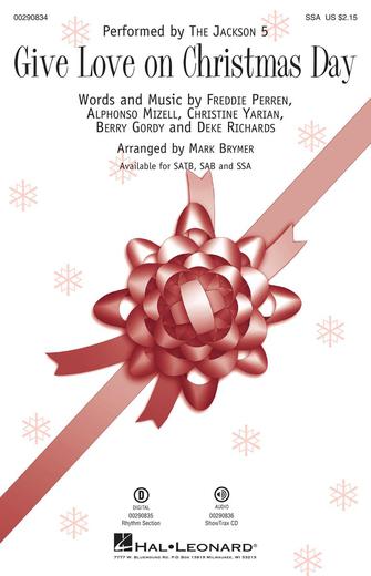 Give Love On Christmas Day (arr. Mark Brymer) Sheet Music Preview