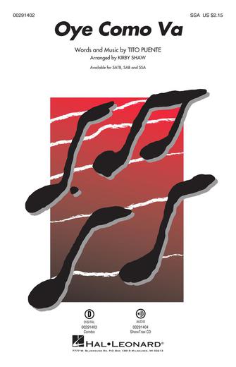 Oye Como Va (arr. Kirby Shaw) Sheet Music Preview