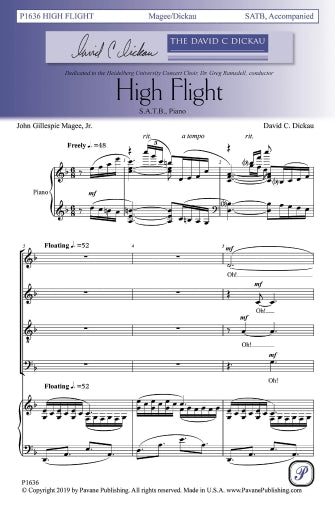 High Flight Sheet Music Preview
