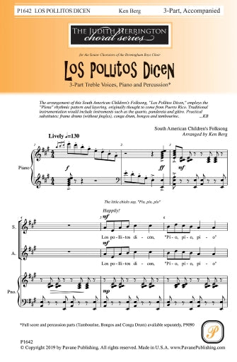 Los Pollitos Dicen (Ken Berg) Sheet Music Preview