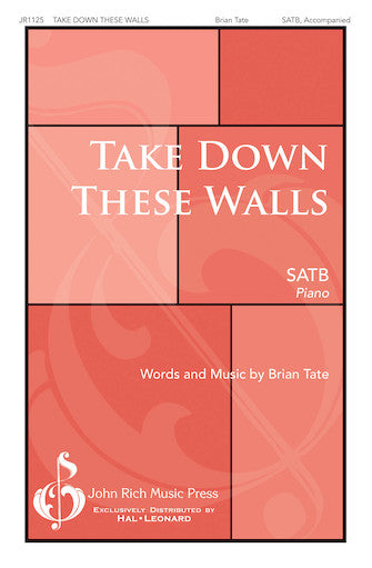 Take Down These Walls Sheet Music Preview