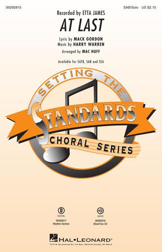 At Last (arr. Mac Huff) Sheet Music Preview