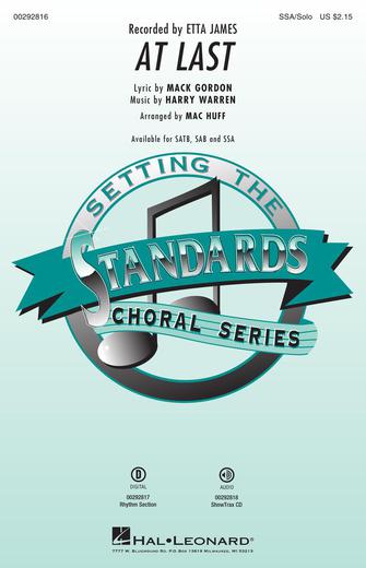 At Last (arr. Mac Huff) Sheet Music Preview