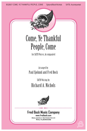Come, Ye Thankful People, Come Sheet Music Preview