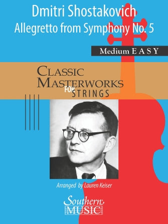 Allegretto: from Symphony No. 5, Mvt. 2 - Violin 3 Sheet Music Preview
