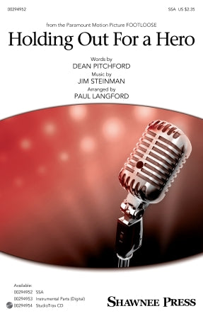 Holding Out for a Hero (from Footloose) (arr. Paul Langford) - Bass Sheet Music Preview