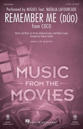 Remember Me (Duo) (from Coco) (arr. Audrey Snyder) Sheet Music Preview