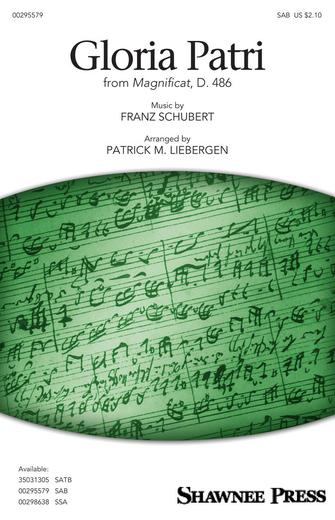 Gloria Patri (from Magnificat, D. 486) (arr. Patrick M. Liebergen) Sheet Music Preview
