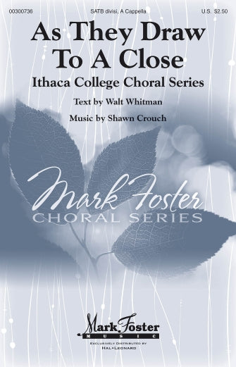 As They Draw To A Close Sheet Music Preview