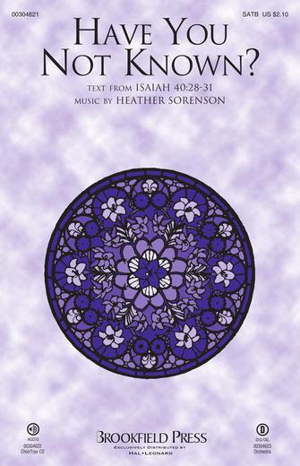 Have You Not Known? Sheet Music Preview