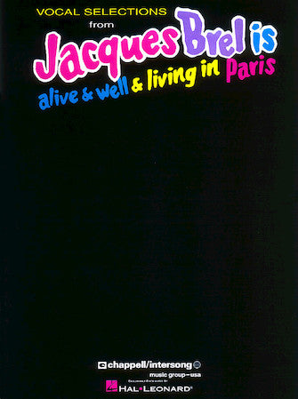 Fanette (from Jacques Brel Is Alive And Well And Living In Paris) Sheet Music Preview