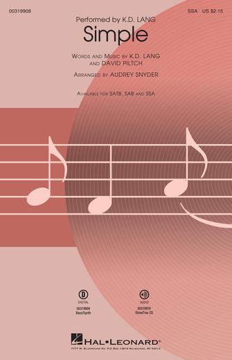 Simple (arr. Audrey Snyder) Sheet Music Preview