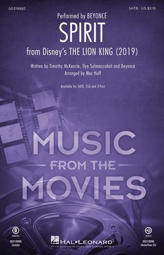 Spirit (from The Lion King 2019) (arr. Mac Huff) Sheet Music Preview