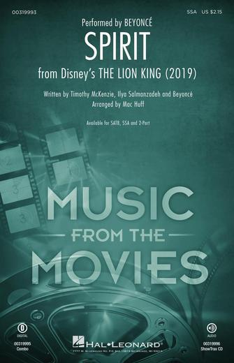 Spirit (from The Lion King 2019) (arr. Mac Huff) Sheet Music Preview
