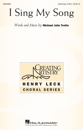 I Sing My Song Sheet Music Preview