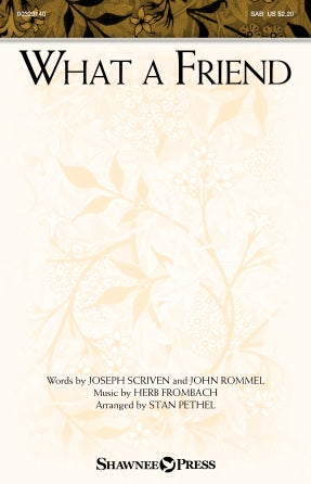 What A Friend (arr. Stan Pethel) Sheet Music Preview