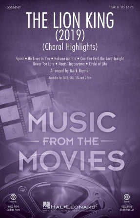 The Lion King (2019) (Choral Highlights) Sheet Music Preview