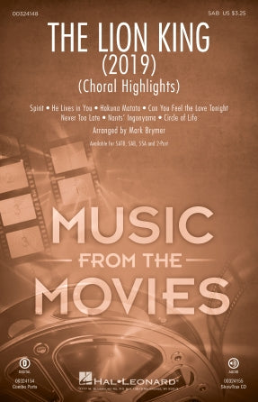 The Lion King (2019) (Choral Highlights) Sheet Music Preview