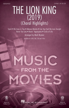 The Lion King (2019) (Choral Highlights) Sheet Music Preview