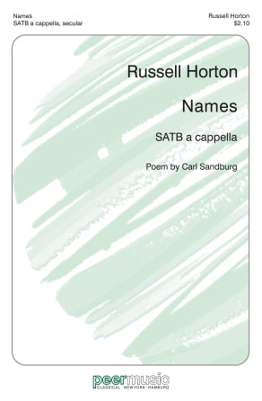 Names Sheet Music Preview