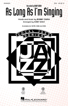 As Long As I'm Singing (arr. Kirby Shaw) Sheet Music Preview