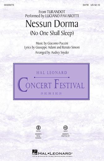 Nessun Dorma (No One Shall Sleep) (from Turandot) (arr. Audrey Snyder) Sheet Music Preview
