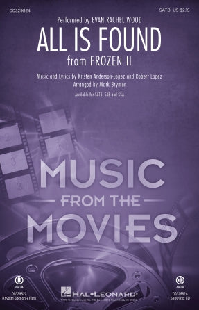 All Is Found (from Disney's Frozen 2) (arr. Mark Brymer) Sheet Music Preview