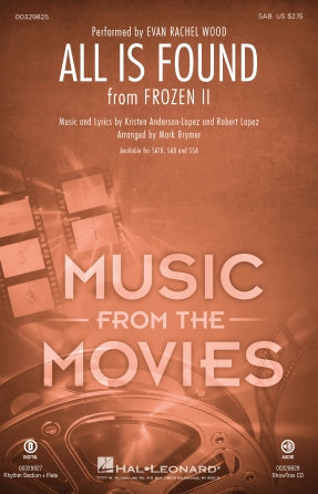 All Is Found (from Disney's Frozen 2) (arr. Mark Brymer) Sheet Music Preview
