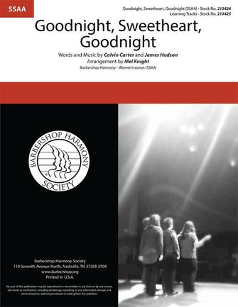 Goodnight, Sweetheart, Goodnight (arr. Mel Knight) Sheet Music Preview