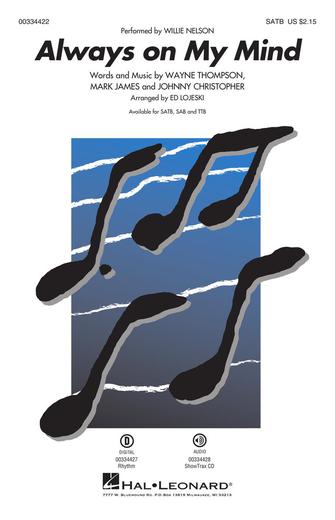 Always On My Mind (arr. Ed Lojeski) Sheet Music Preview