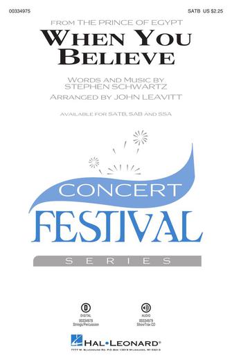 When You Believe (from The Prince Of Egypt) (arr. John Leavitt) Sheet Music Preview