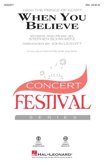 When You Believe (from The Prince Of Egypt) (arr. John Leavitt) Sheet Music Preview