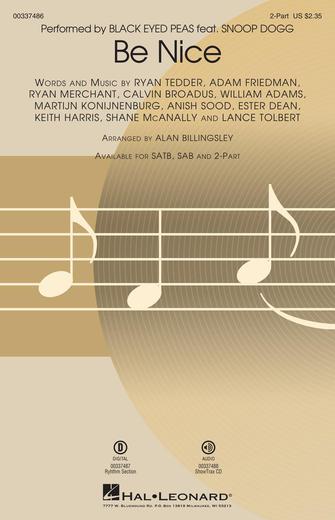 Be Nice (feat. Snoop Dogg) (arr. Alan Billingsley) Sheet Music Preview