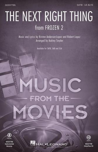 The Next Right Thing (from Disney's Frozen 2) (arr. Audrey Snyder) Sheet Music Preview