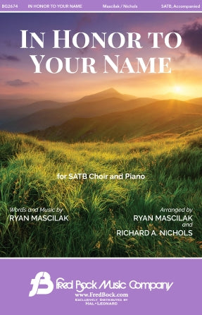 In Honor To Your Name Sheet Music Preview