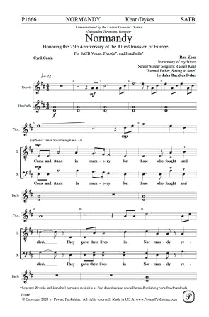 Normandy Sheet Music Preview