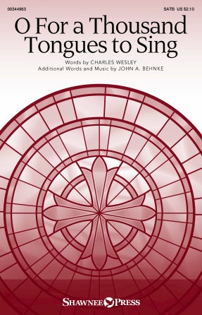 O For A Thousand Tongues To Sing Sheet Music Preview
