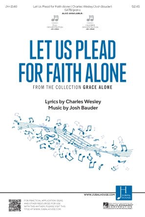 Let Us Plead For Faith Alone Sheet Music Preview