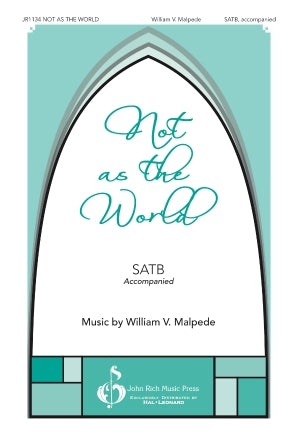Not as the World Sheet Music Preview