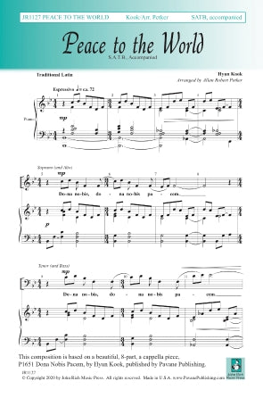 Peace to the World Sheet Music Preview