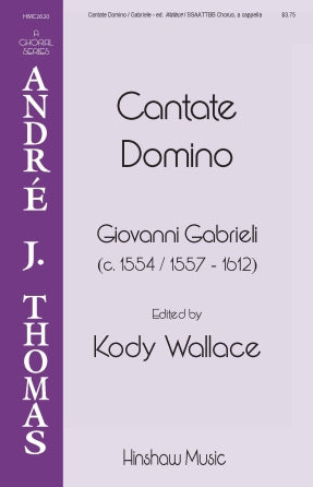 Cantate Domino Sheet Music Preview