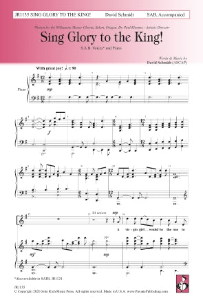 Sing Glory To The King Sheet Music Preview
